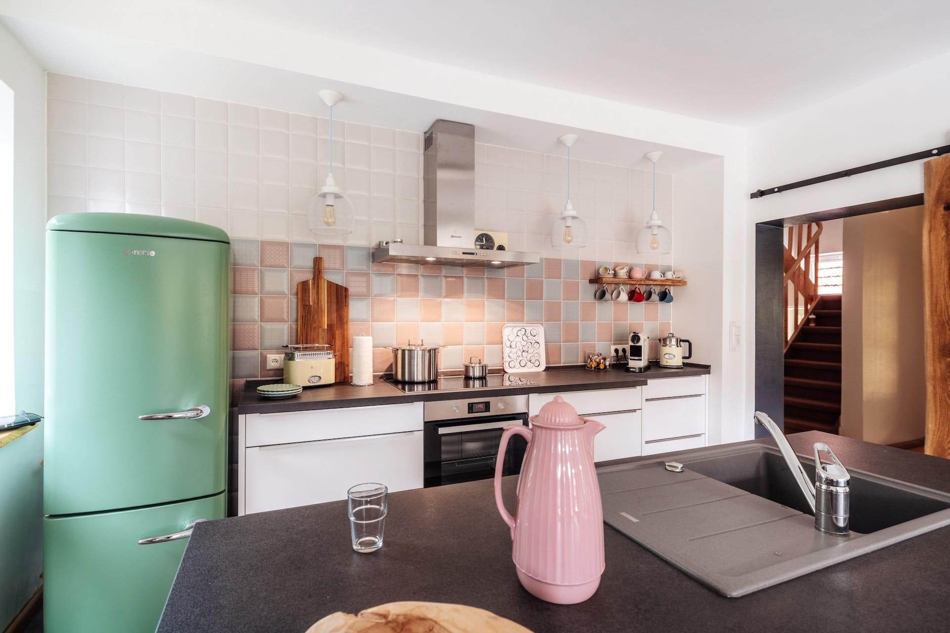 Küche im Ferienhaus Fingerhut