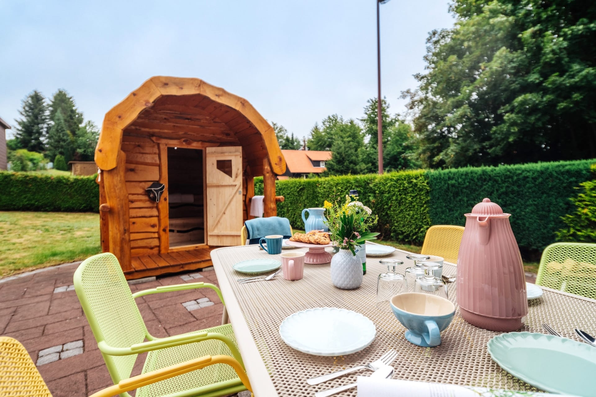 Terrasse Ferienhaus Fingerhut